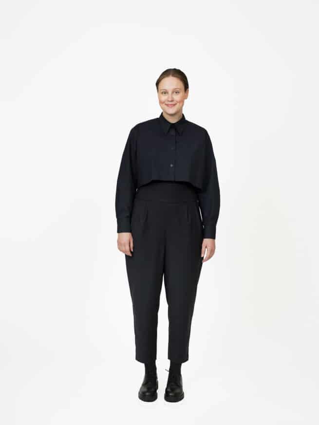 Pleated trousers housukaava - Image 8