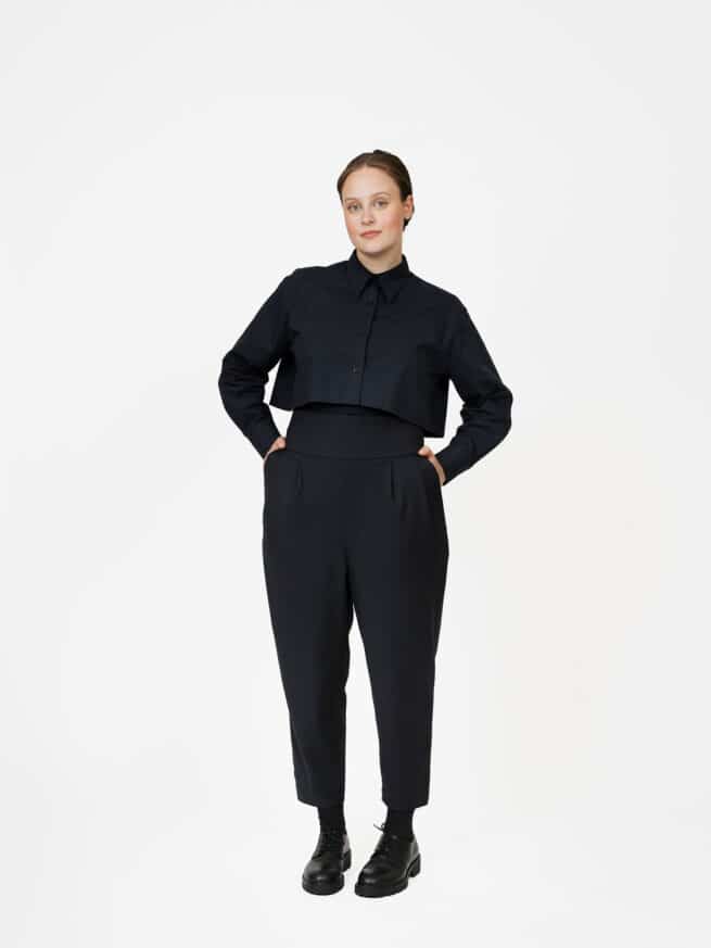 Pleated trousers housukaava - Image 6