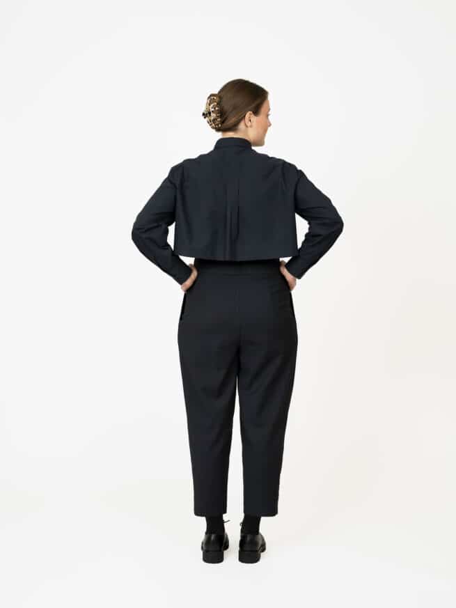 Pleated trousers housukaava - Image 4