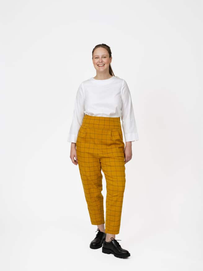 Pleated trousers housukaava